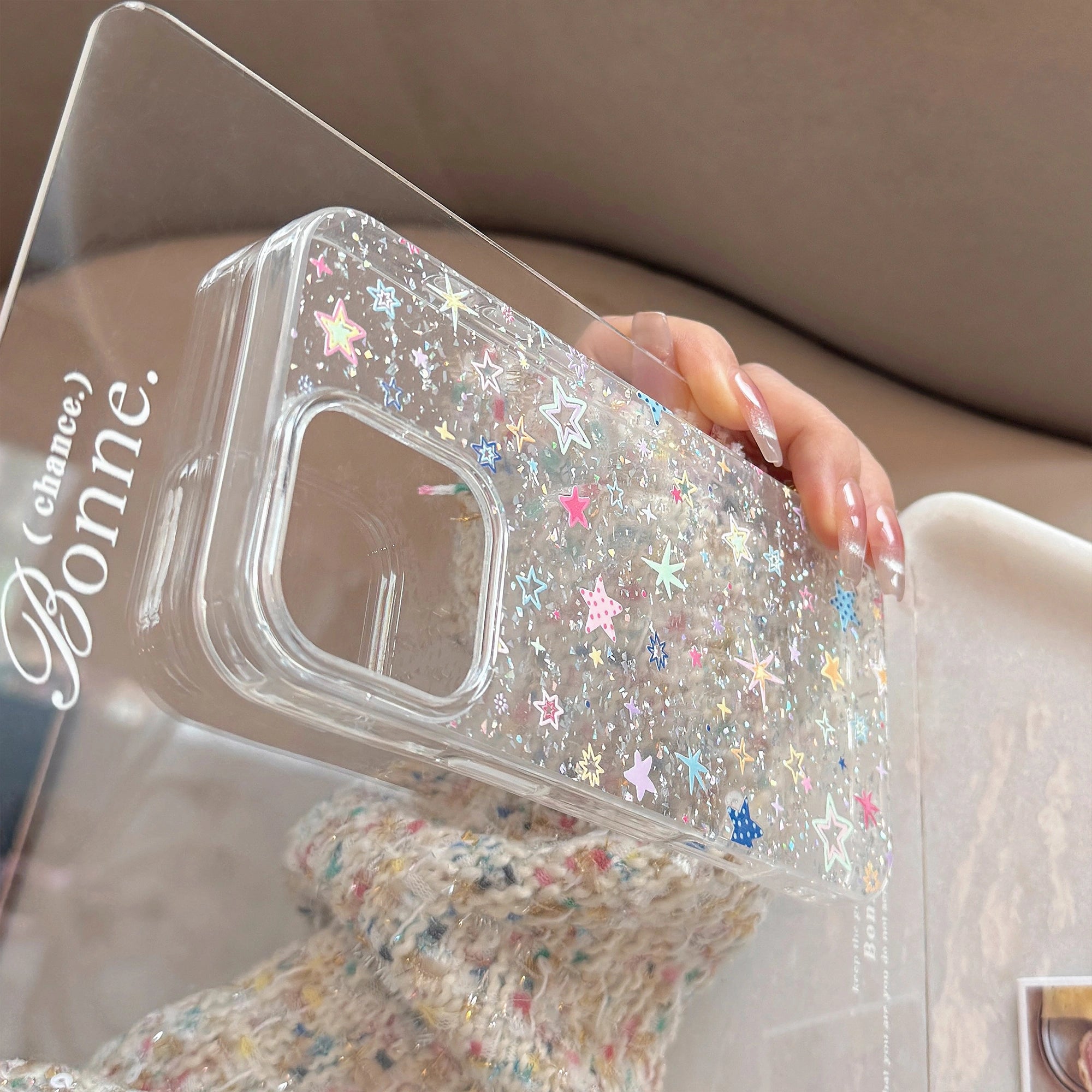 Layered Star Shards - iPhone Case